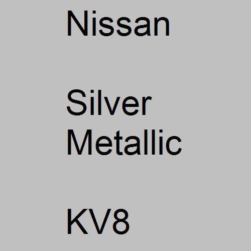 Nissan, Silver Metallic, KV8.